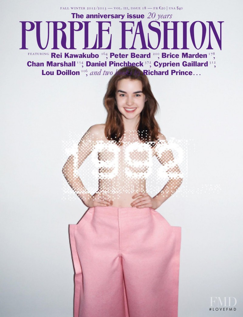 Ali Michael featured on the Purple Fashion cover from September 2012