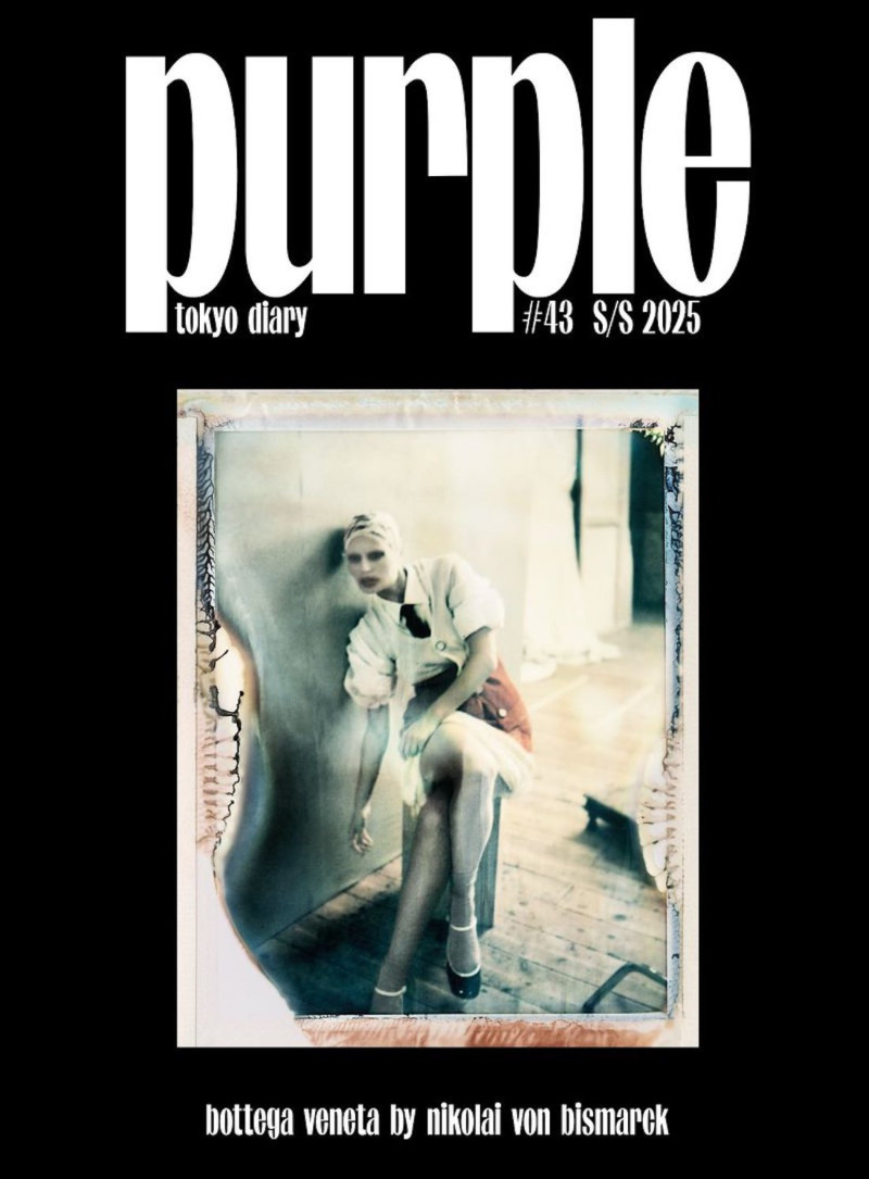 Bibi Breslin featured on the Purple Fashion cover from March 2025