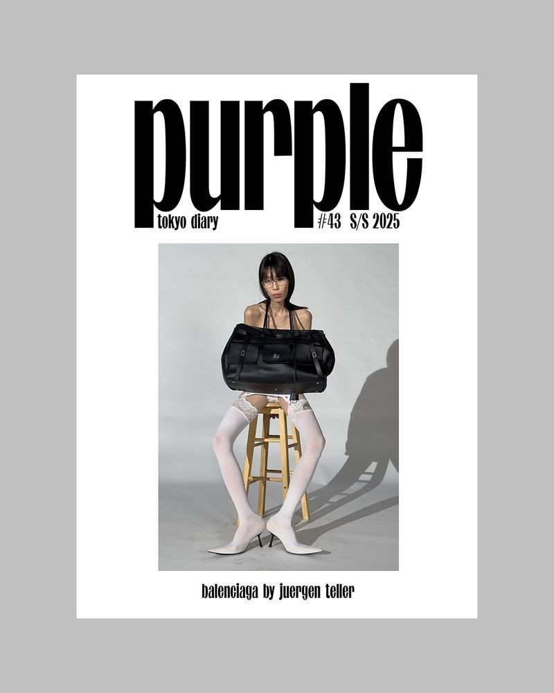 Suj Lee featured on the Purple Fashion cover from March 2025