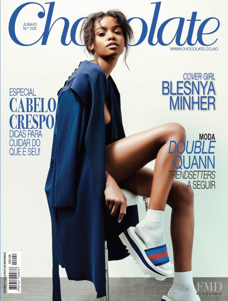 Blesnya Minher featured on the Chocolate cover from June 2016