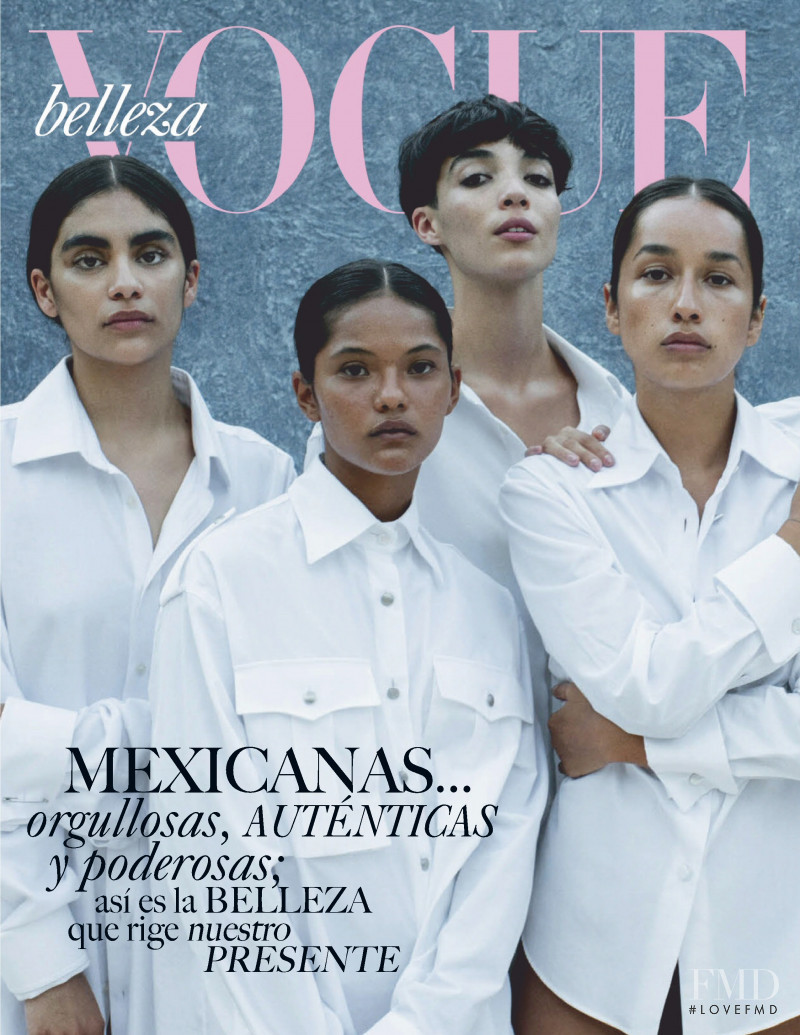 Daniela Dominique featured on the Vogue Belleza Mexico cover from October 2019