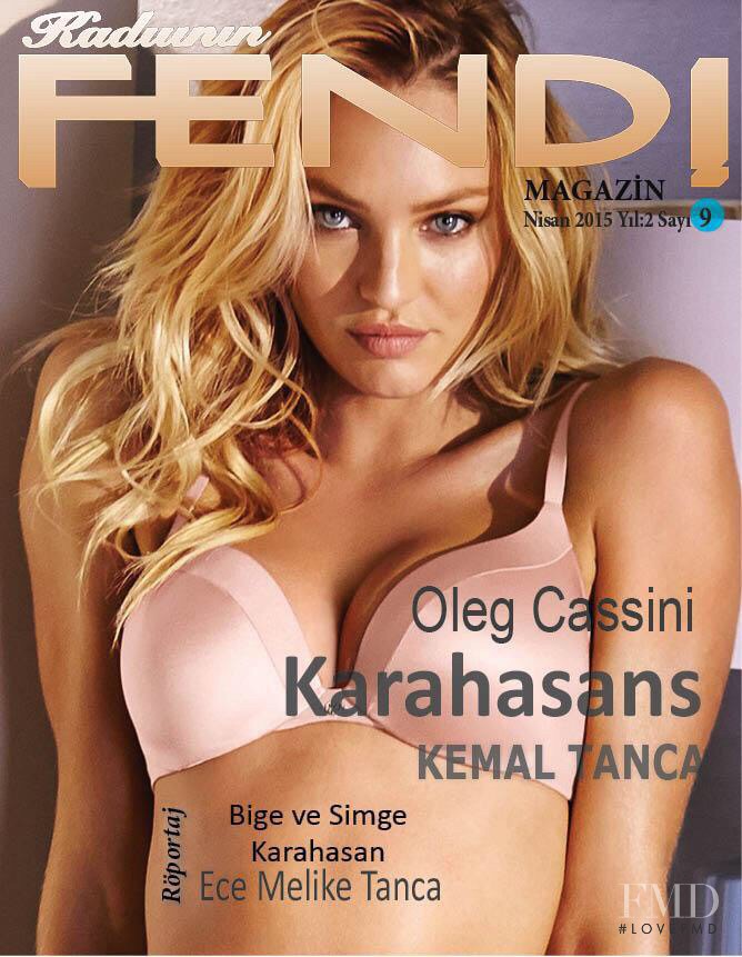 Candice Swanepoel featured on the Fendi cover from April 2015
