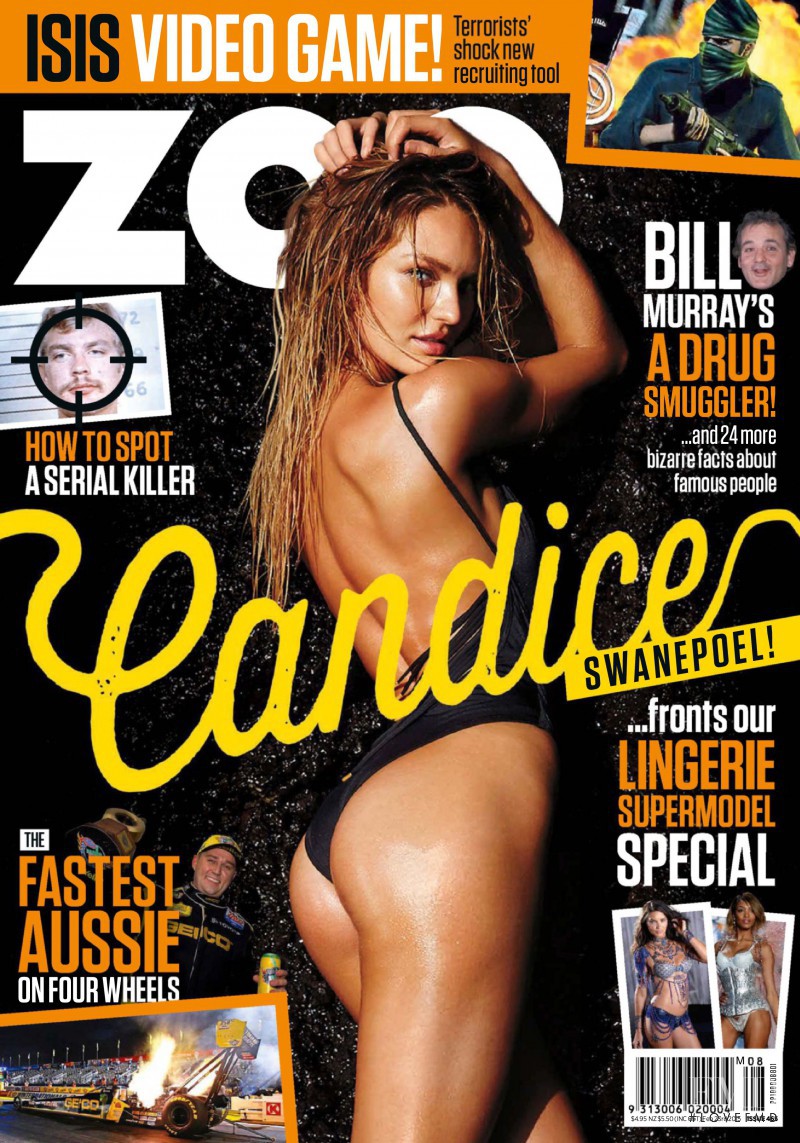 Candice Swanepoel featured on the Zoo Weekly Australia cover from February 2015