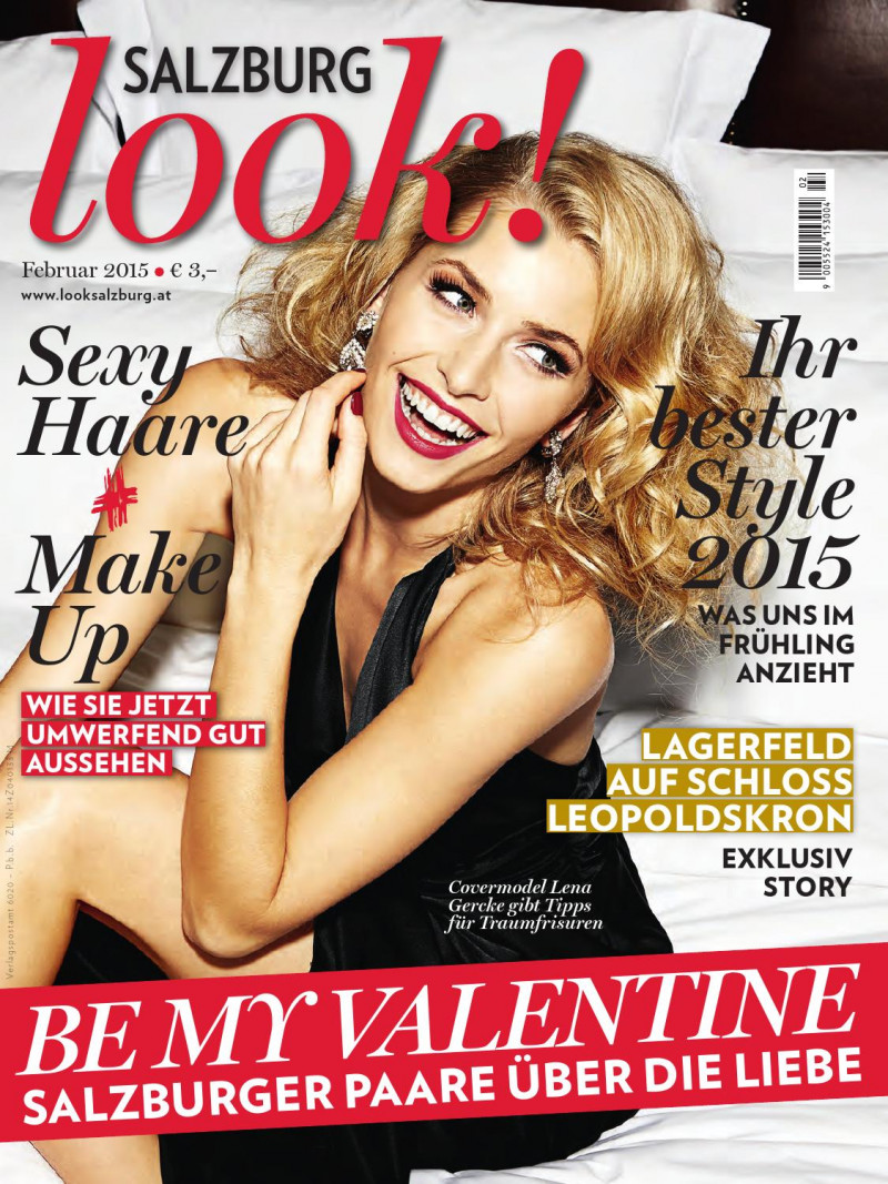 Lena Gercke featured on the Look! Salzburg cover from February 2015