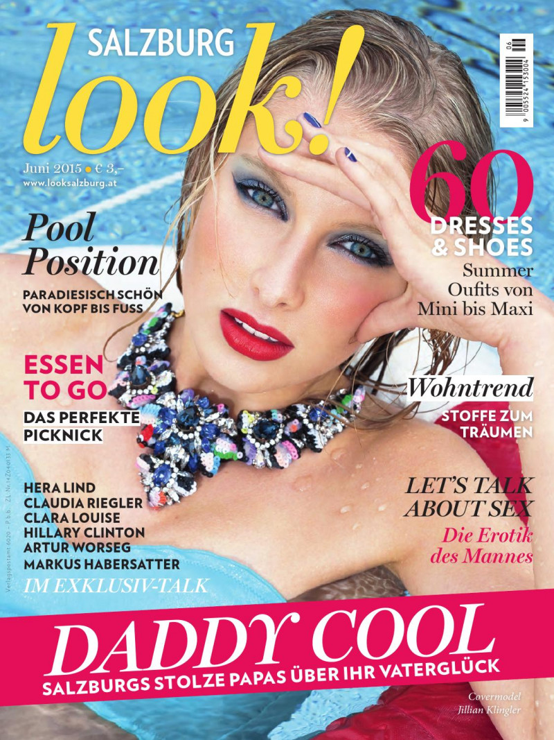 Jillian Klingler featured on the Look! Salzburg cover from June 2015