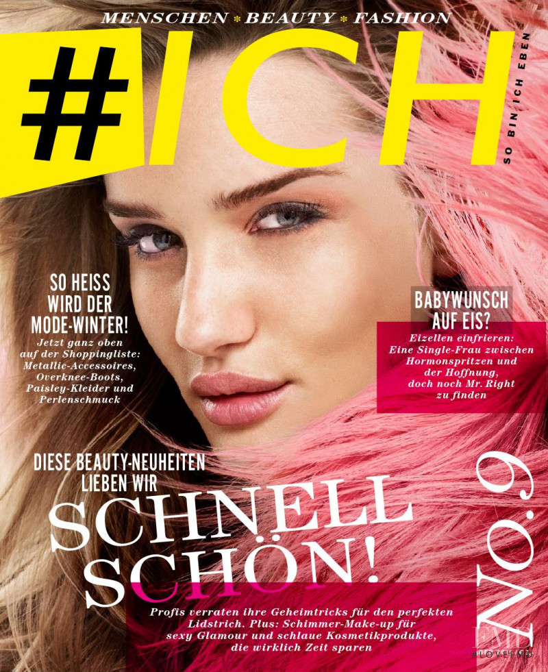 Rosie Huntington-Whiteley featured on the Ich cover from November 2015