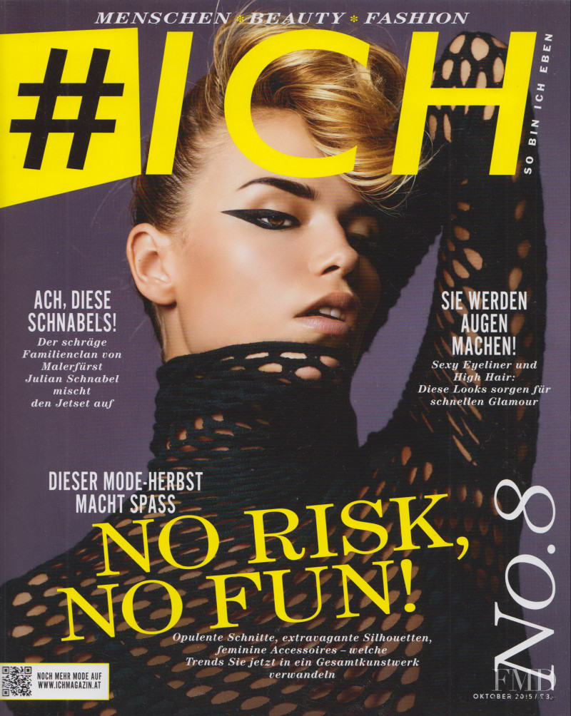 Natasha Poly featured on the Ich cover from October 2015