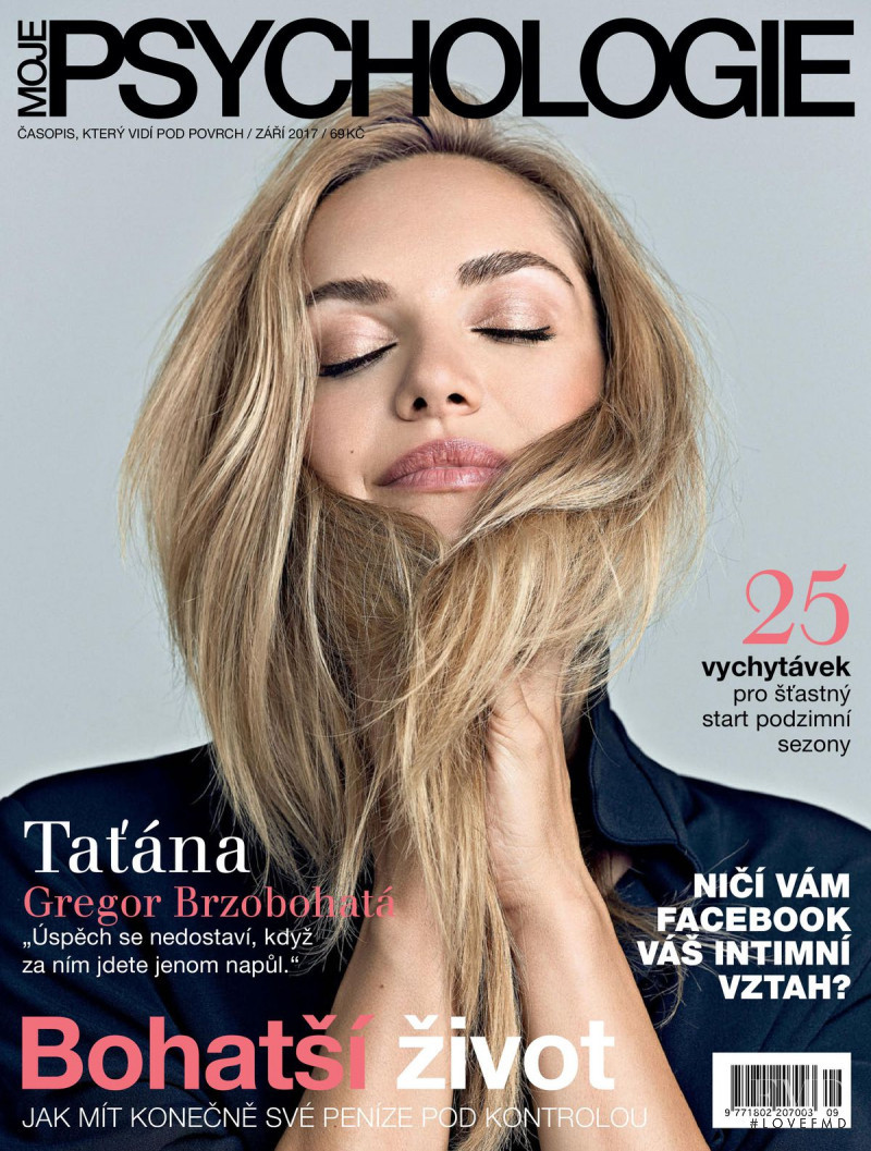 Tatana Kucharova featured on the Moje Psychologie cover from September 2017
