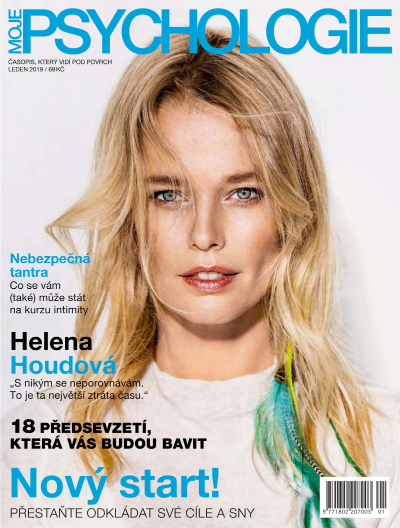Helena Houdova featured on the Moje Psychologie cover from January 2019