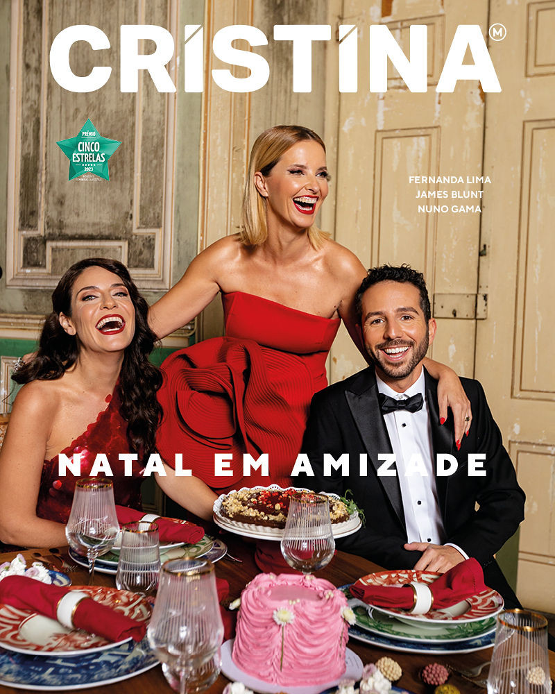 James Blunt, Nuno Gama featured on the Cristina cover from December 2023