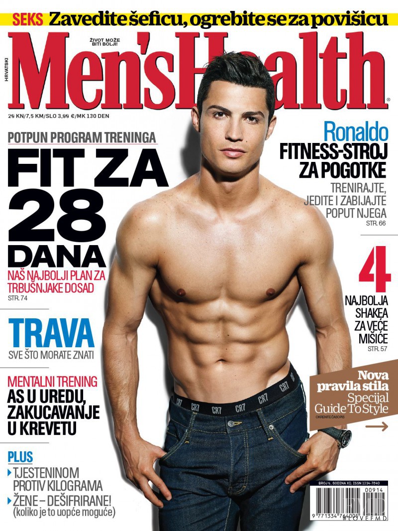 featured on the Men\'s Health Croatia cover from September 2014
