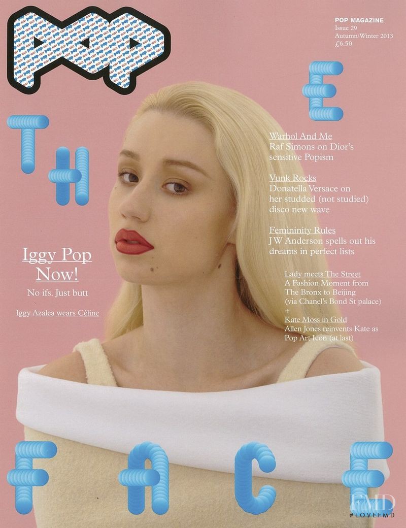 Iggy Azalea featured on the Pop cover from September 2013