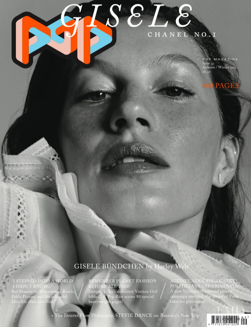 Gisele Bundchen featured on the Pop cover from September 2015