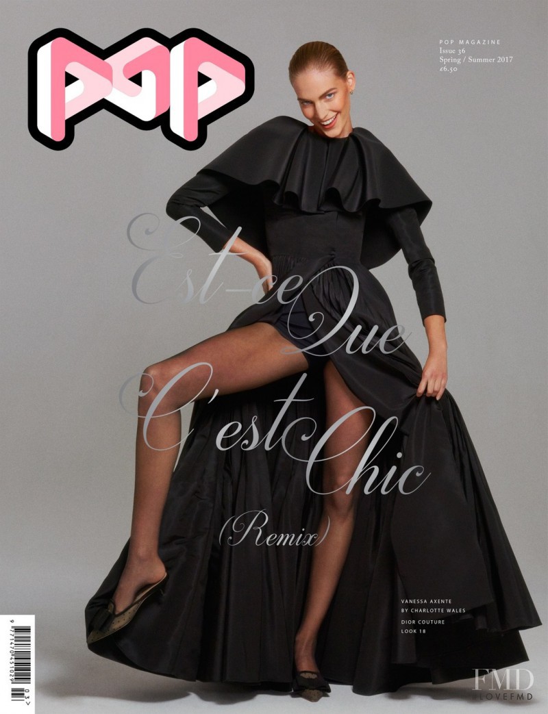 Vanessa Axente featured on the Pop cover from February 2017