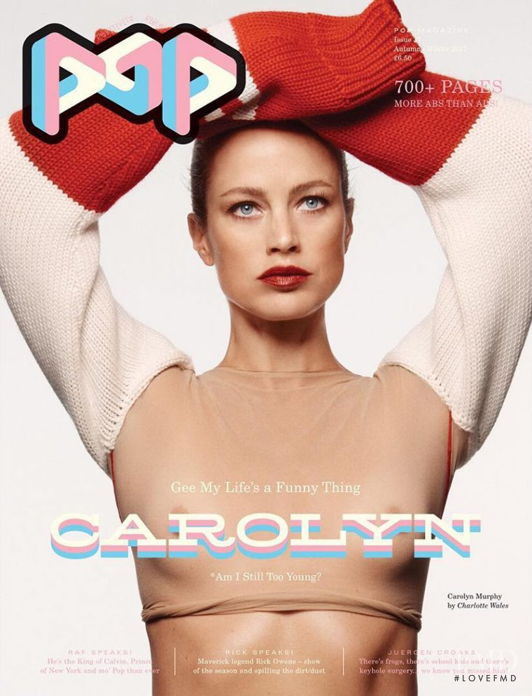 Carolyn Murphy featured on the Pop cover from September 2017