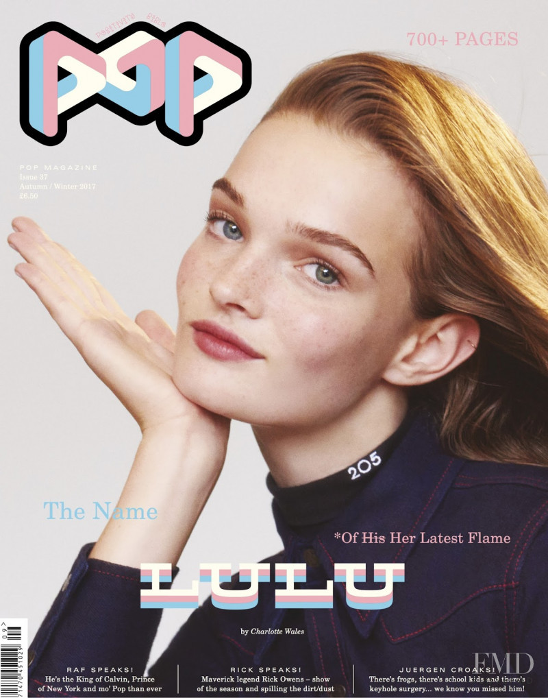 Lulu Tenney featured on the Pop cover from September 2017