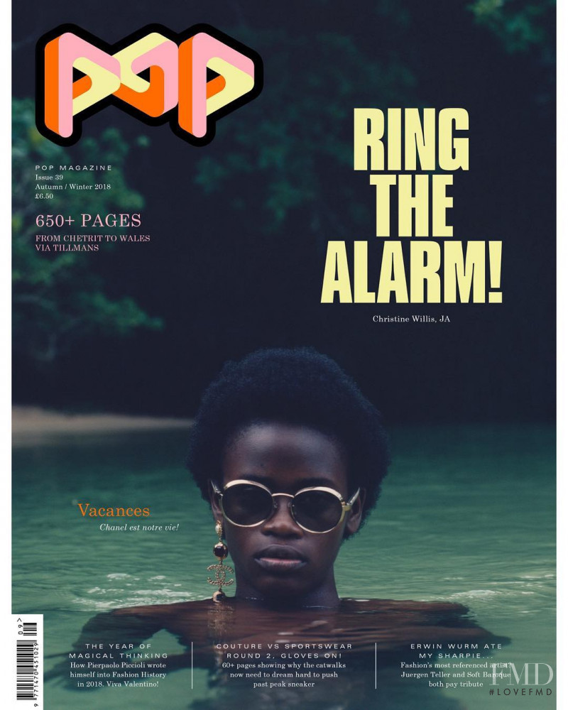 Christine Willis featured on the Pop cover from September 2018