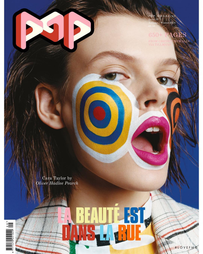 Cara Taylor featured on the Pop cover from September 2018