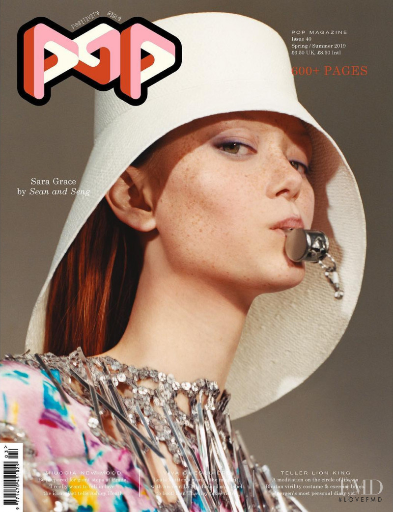 Sara Grace Wallerstedt featured on the Pop cover from February 2019