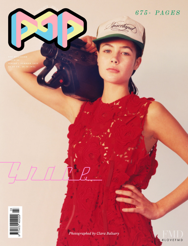Grace Burns featured on the Pop cover from February 2022