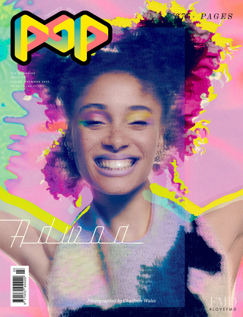 Adwoa Aboah featured on the Pop cover from February 2022