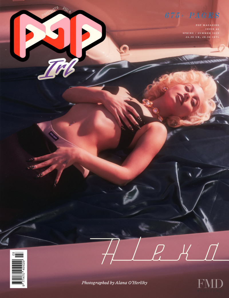 Alexa Demie featured on the Pop cover from February 2022