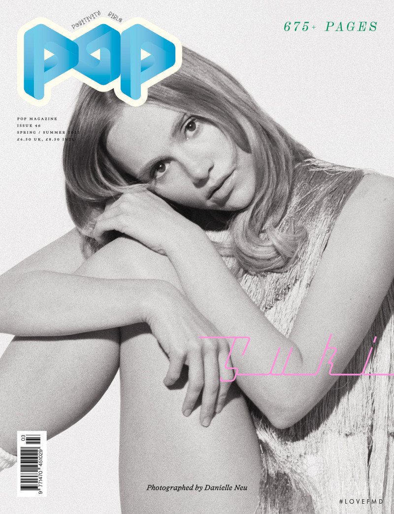 Suki Alice Waterhouse featured on the Pop cover from February 2022