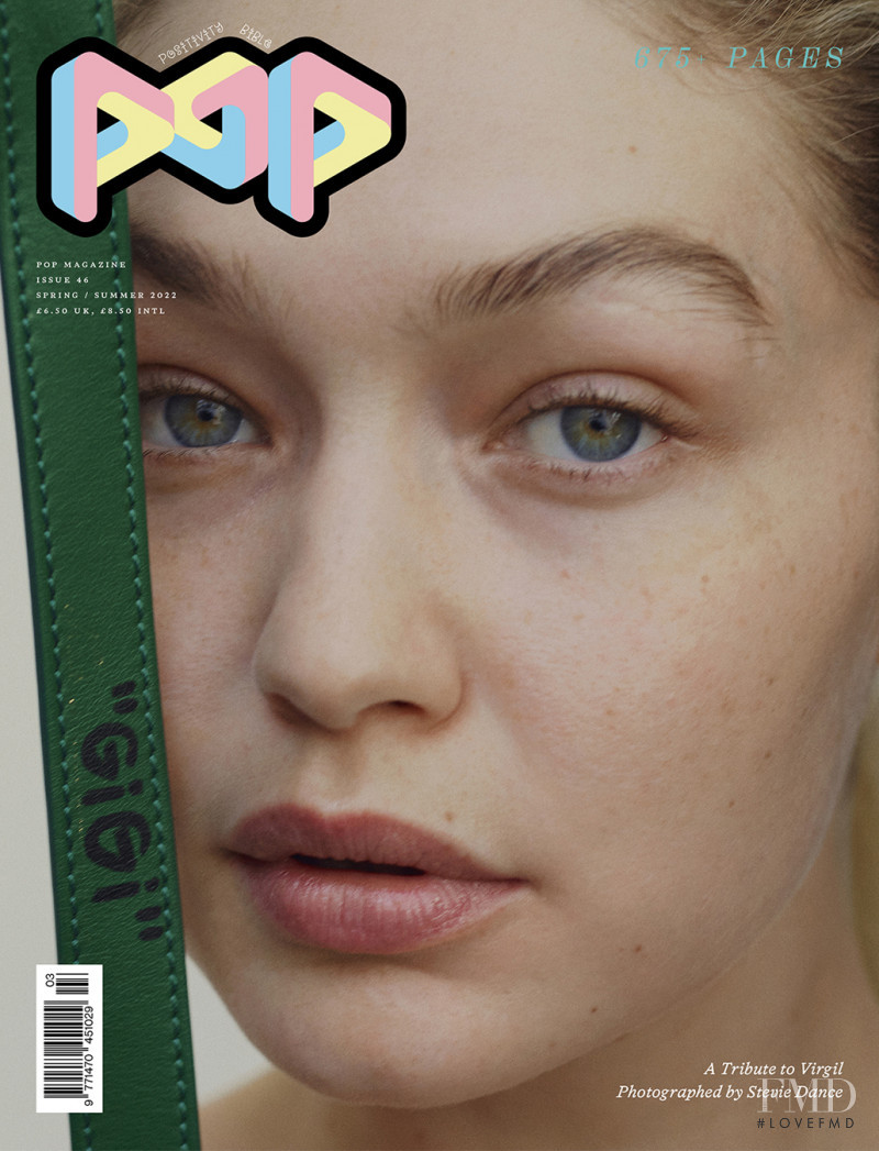 Gigi Hadid featured on the Pop cover from February 2022