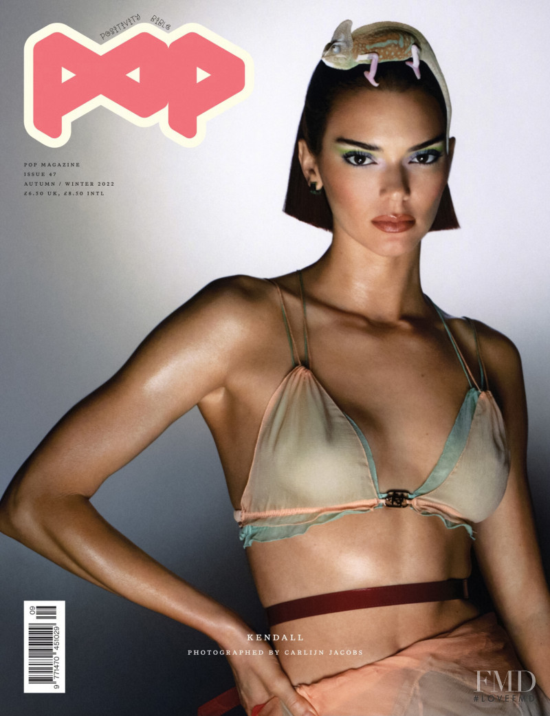 Kendall Jenner featured on the Pop cover from September 2022