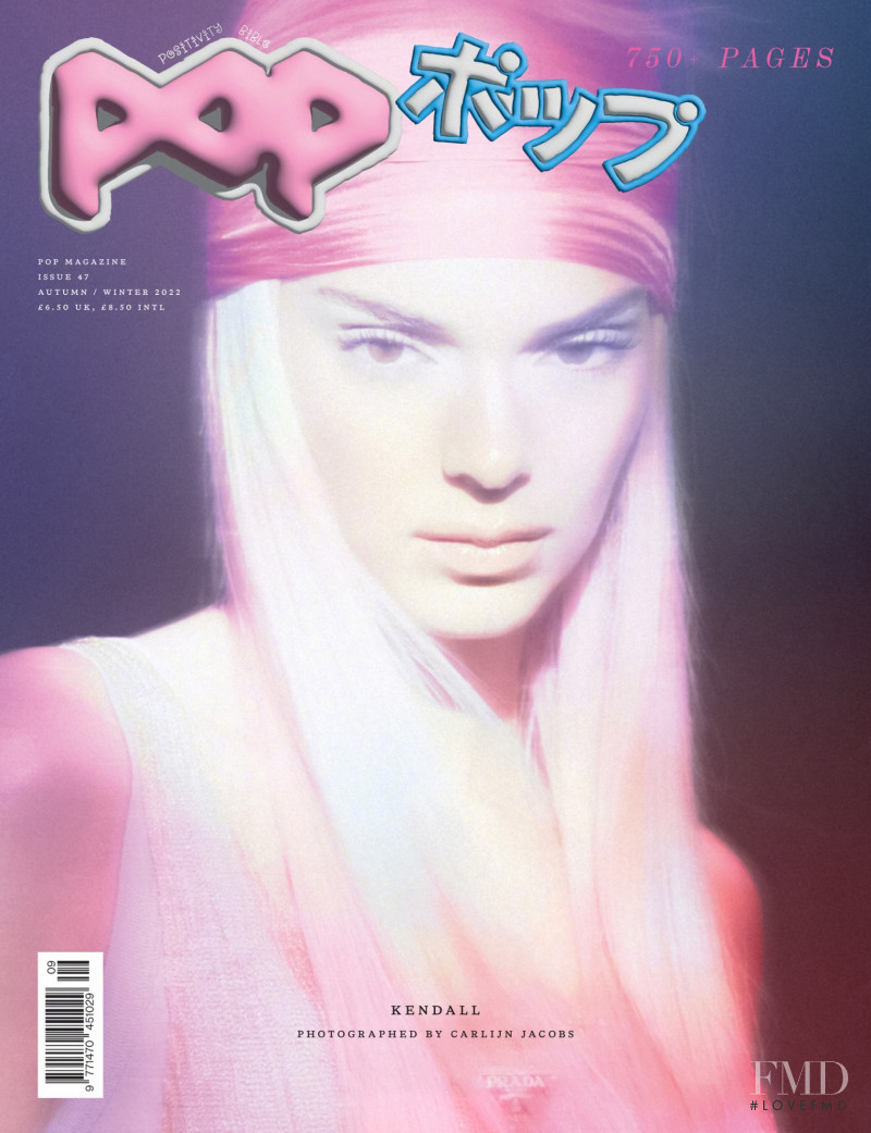 Kendall Jenner featured on the Pop cover from September 2022