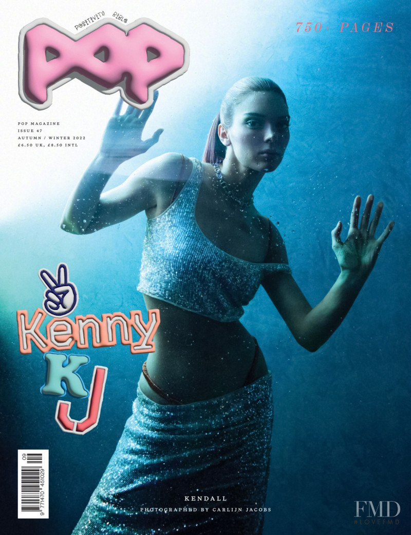 Kendall Jenner featured on the Pop cover from September 2022