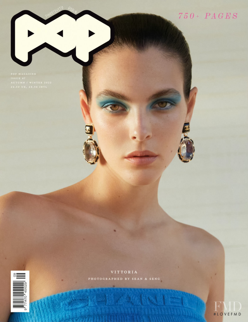 Vittoria Ceretti featured on the Pop cover from September 2022