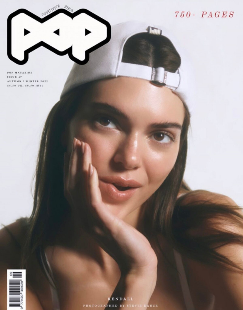 Kendall Jenner featured on the Pop cover from September 2022