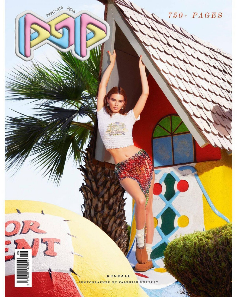 Kendall Jenner featured on the Pop cover from September 2022