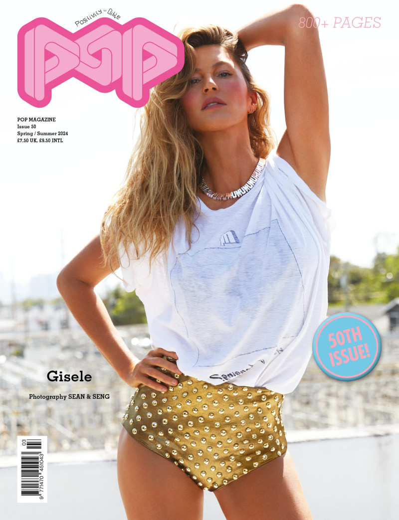 Gisele Bundchen featured on the Pop cover from March 2024