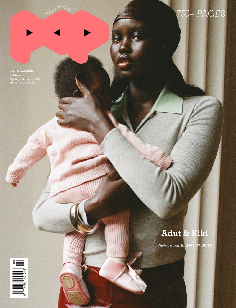 Adut Akech Bior featured on the Pop cover from March 2025