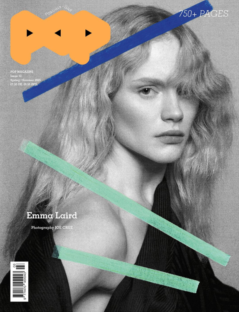 Emma Laird featured on the Pop cover from March 2025