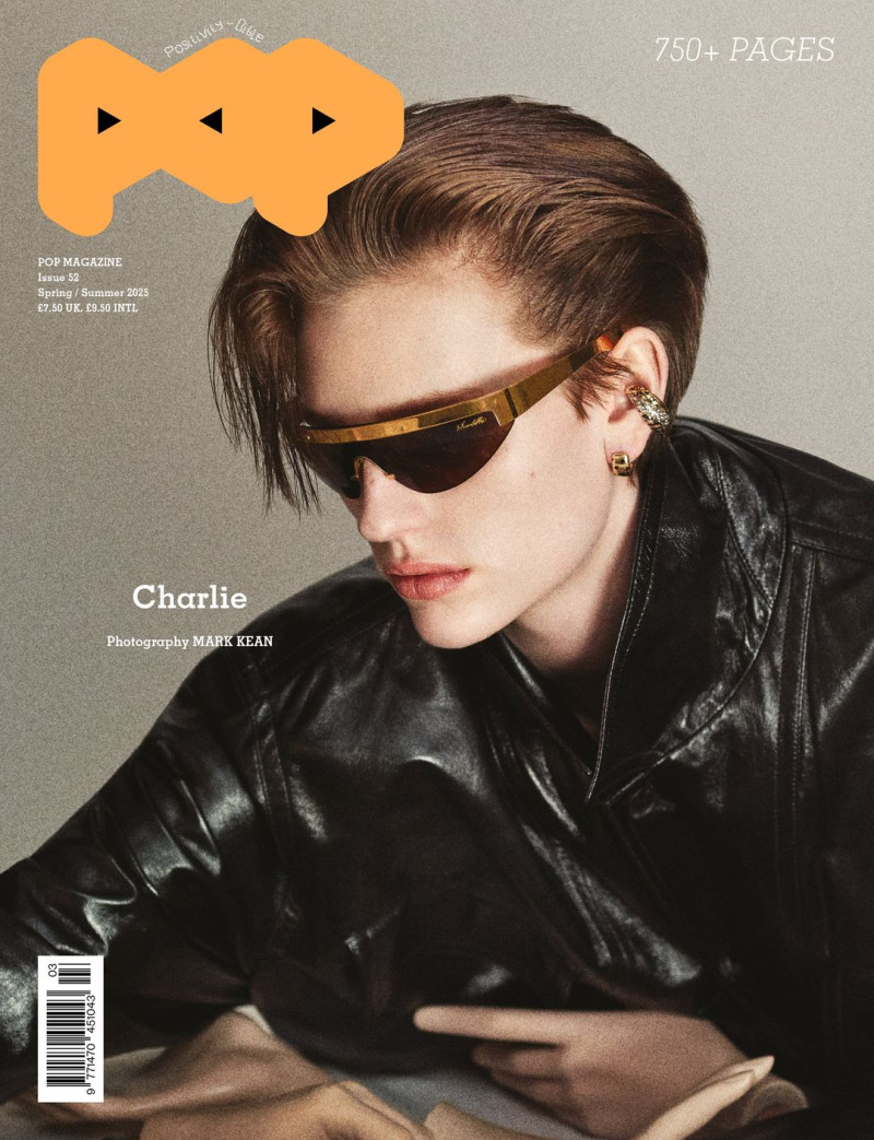 Charlie Jones featured on the Pop cover from March 2025