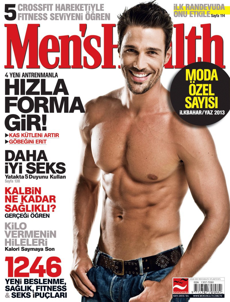  featured on the Men\'s Health Turkey cover from April 2013