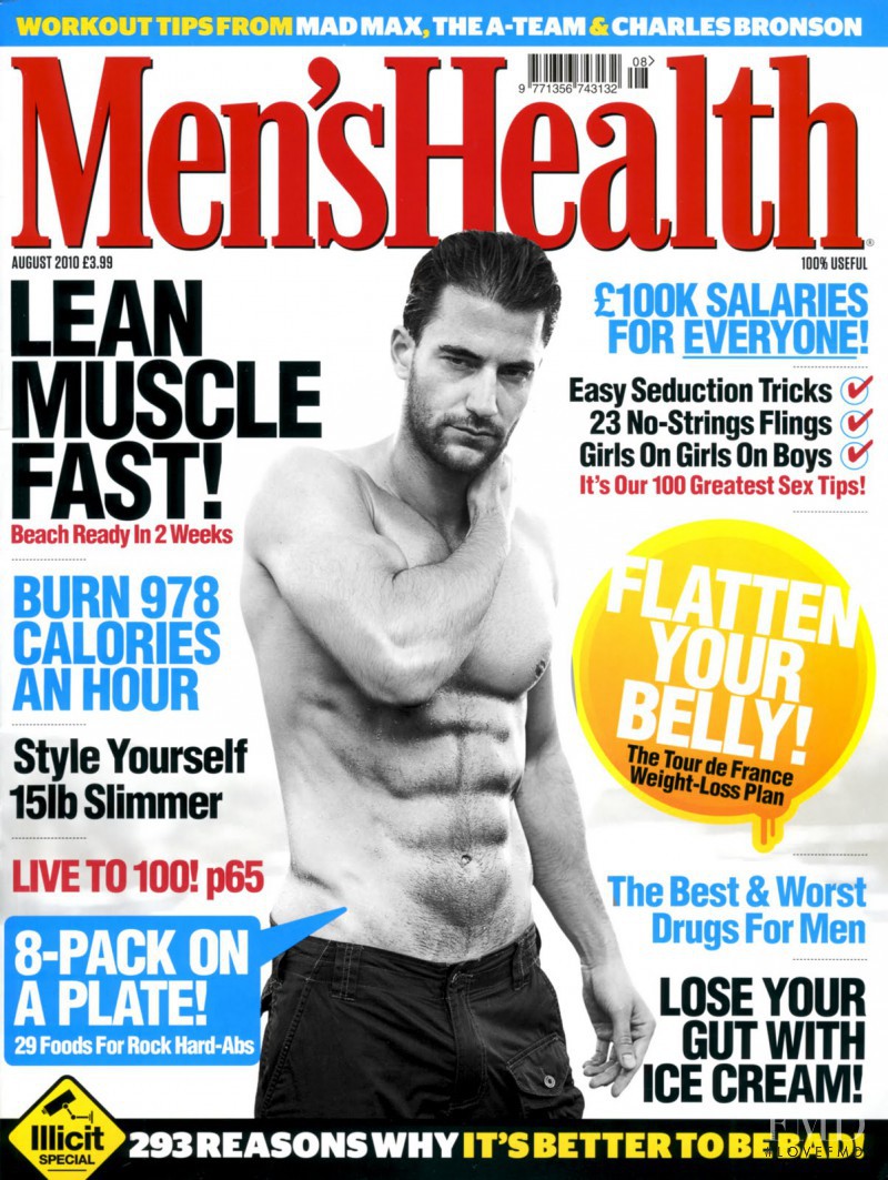 Jan Schumacher featured on the Men\'s Health UK cover from August 2010