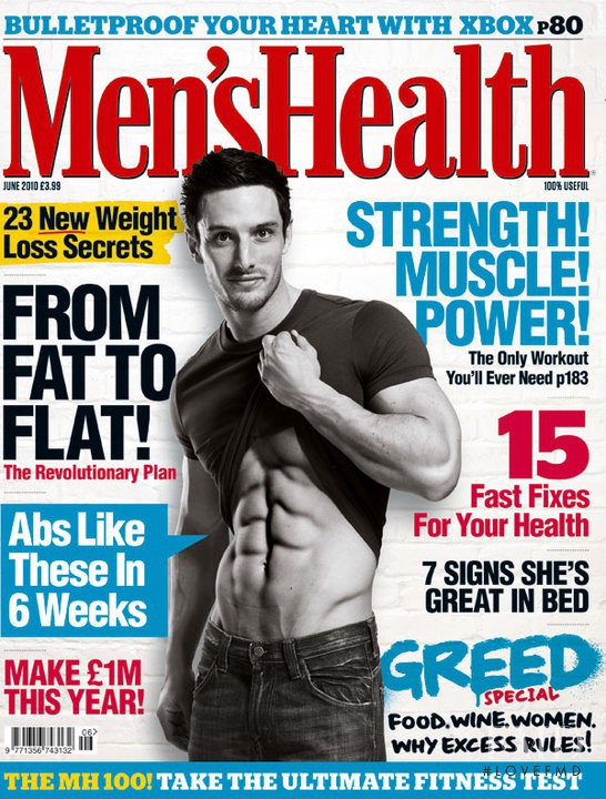  featured on the Men\'s Health UK cover from June 2010