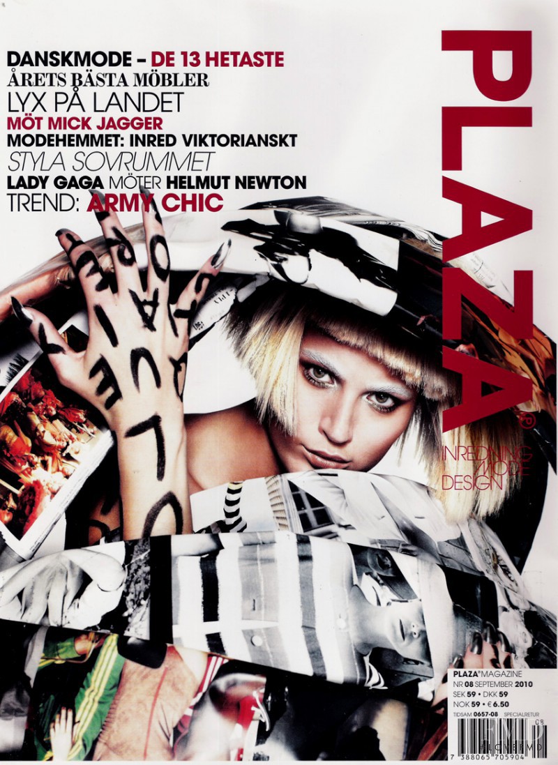 Michelle Buswell featured on the Plaza Magazine Sweden cover from September 2010