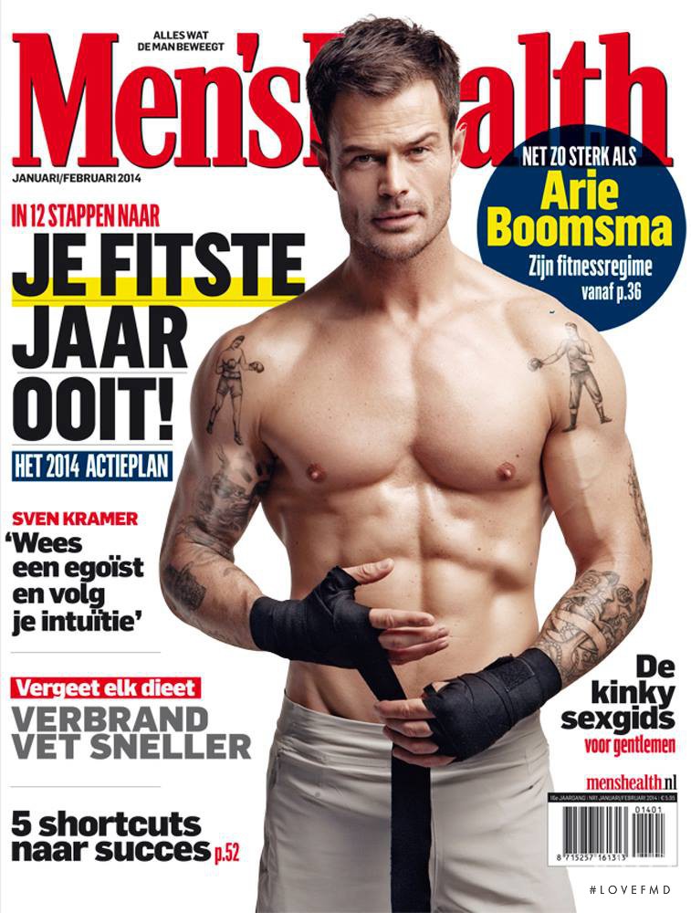  featured on the Men\'s Health Netherlands cover from January 2014