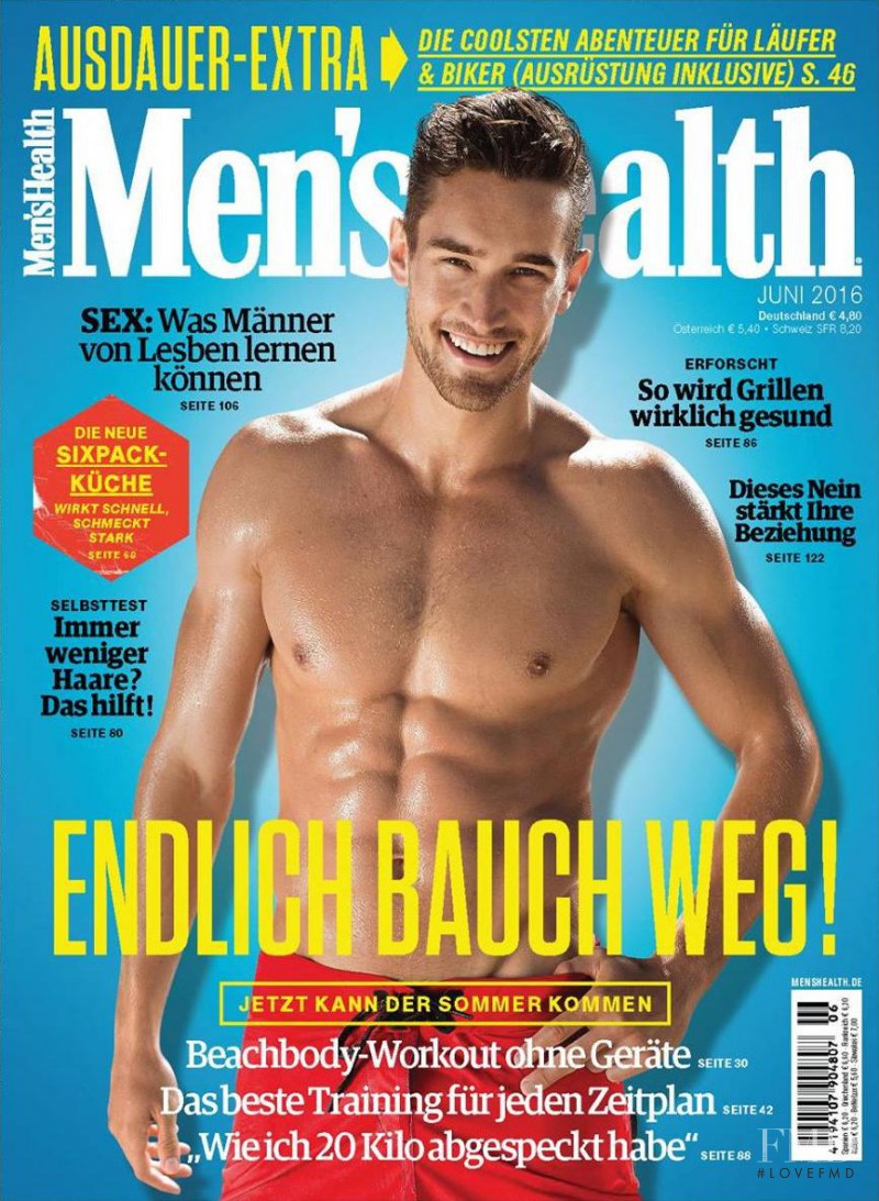  featured on the Men\'s Health Germany cover from June 2016