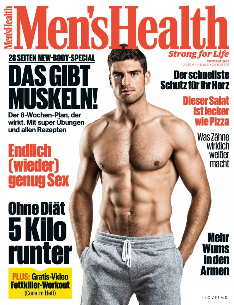  featured on the Men\'s Health Germany cover from October 2016