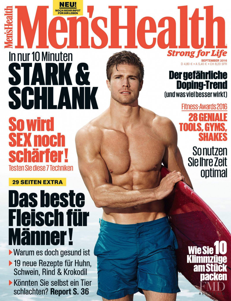  featured on the Men\'s Health Germany cover from September 2016