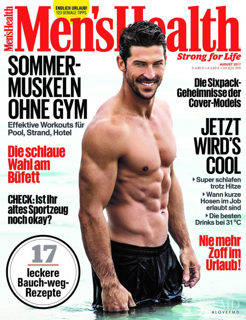  featured on the Men\'s Health Germany cover from August 2017