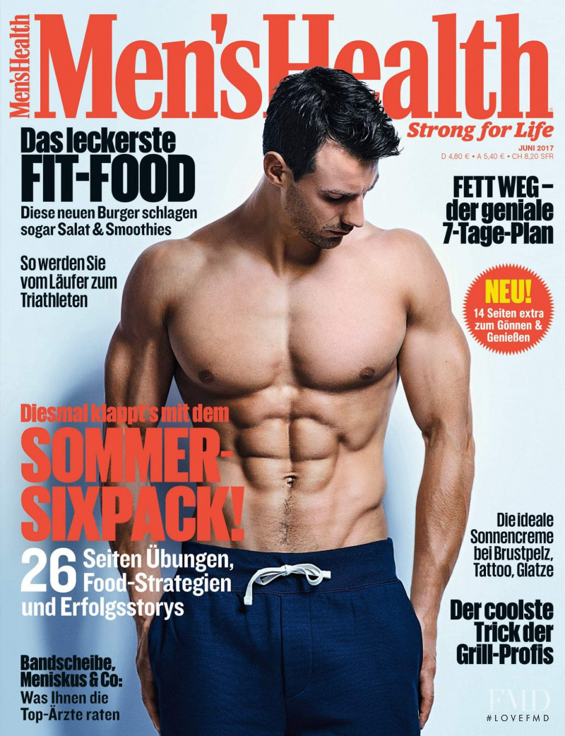  featured on the Men\'s Health Germany cover from June 2017