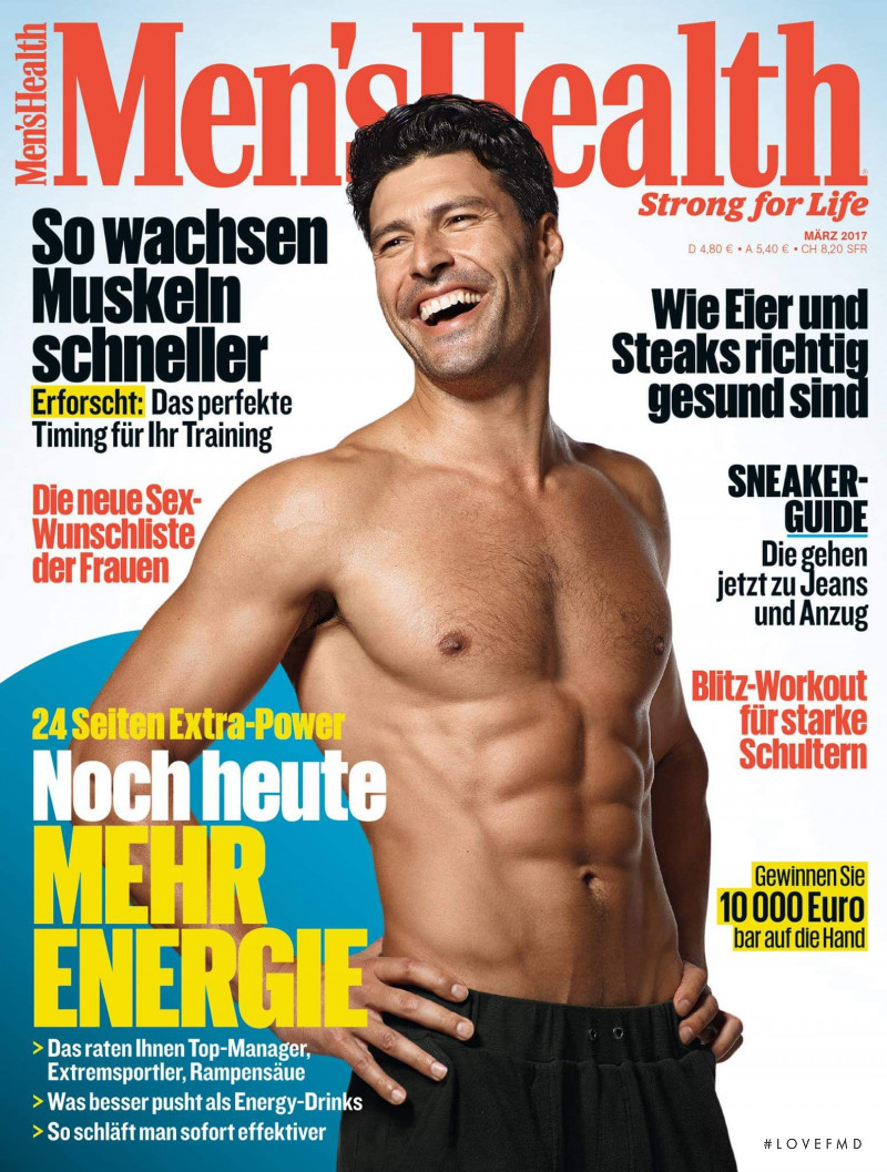  featured on the Men\'s Health Germany cover from March 2017