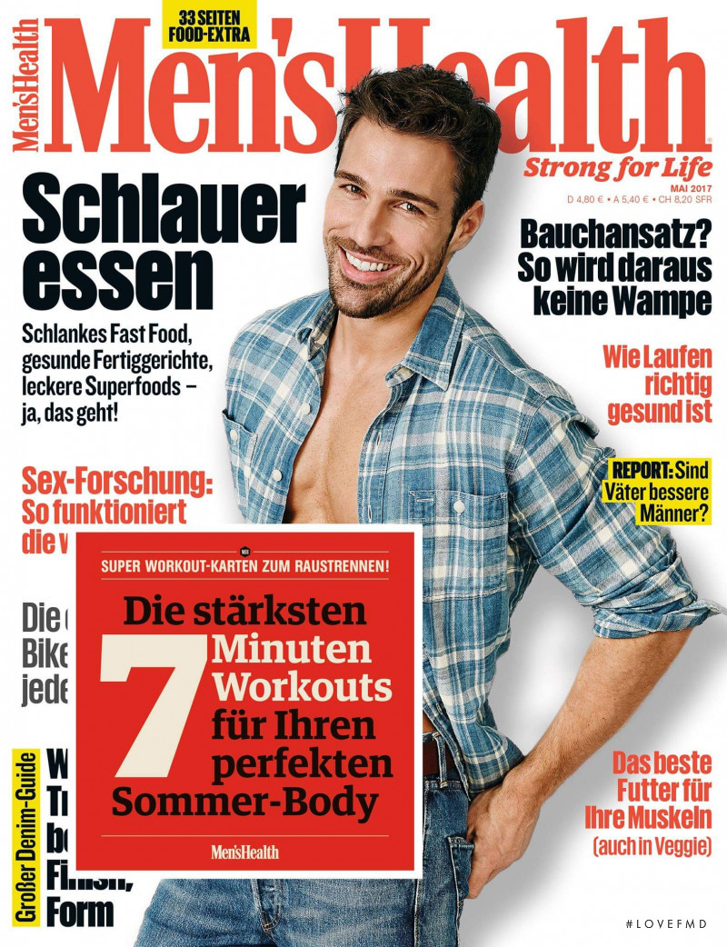  featured on the Men\'s Health Germany cover from May 2017